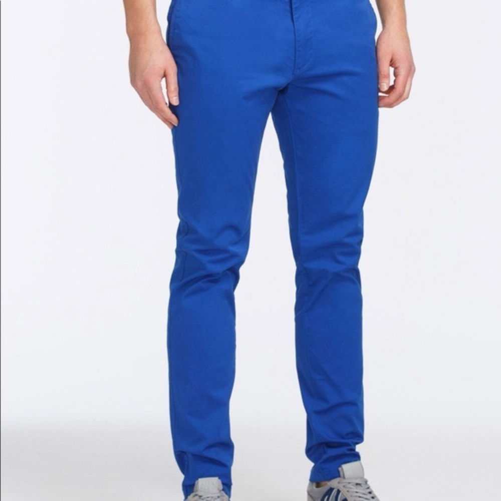 ARMANI EXCHANGE Men's Royal Blue Cotton Chino's - 29"x31"